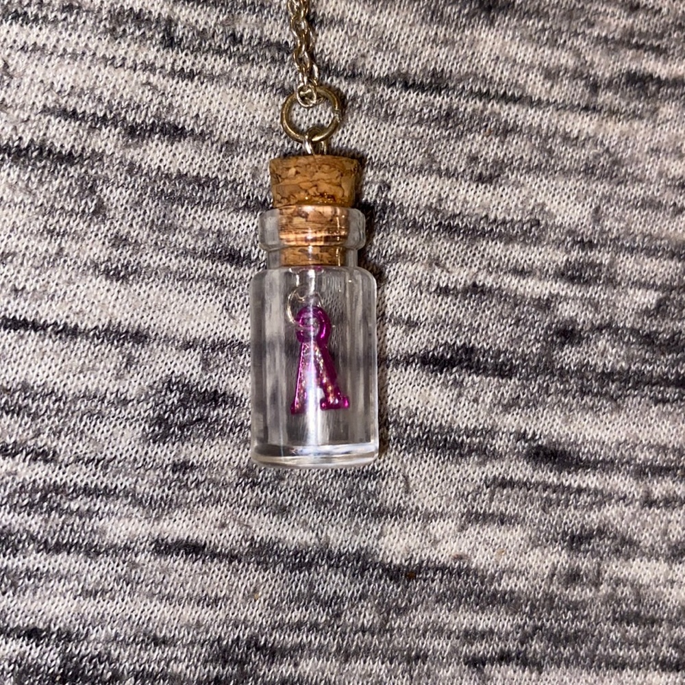 Pink A Necklace